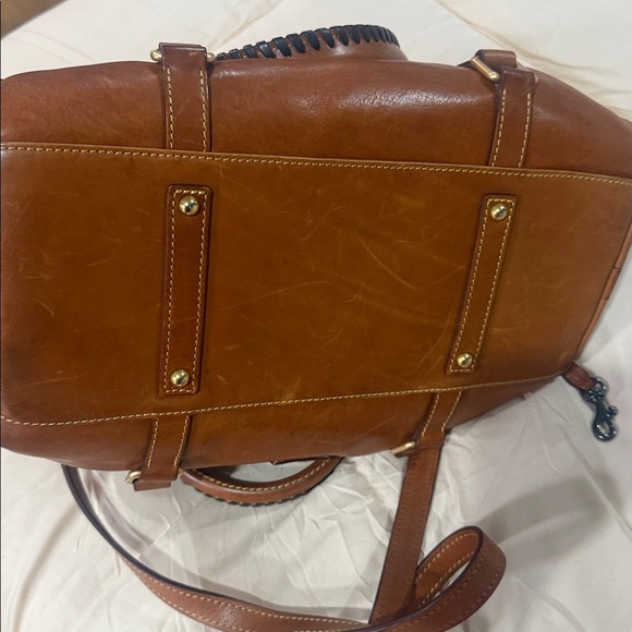Used Dooney & Bourke Large Florentine leather satchel - Picture 14 of 16